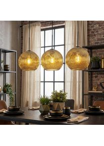 hofstein Ripoll Lampa wisząca, Kula świetlna, Lampa wisząca Złoty, 3-punktowe