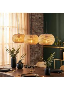 hofstein Bauro Lampa wisząca, Lampa wisząca Ecru, 3-punktowe