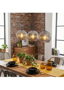 hofstein Ripoll Lampa wisząca, Kula świetlna, Lampa wisząca Przydymiony, 3-punktowe
