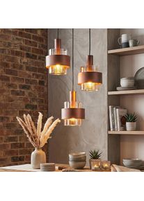 hofstein Traak Lampa wisząca, Lampa wisząca Czarny, 3-punktowe