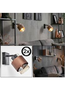 hofstein Traak Lampa ścienna, Spot ścienny Czarny, 1-punktowy