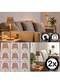 hofstein Salgadinho Zewnętrzna lampa stołowa, Lampa stołowa LED Ecru, 1-punktowy