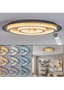 hofstein Lidor Lampa sufitowa LED Antracytowy, Szary, Czarny, 1-punktowy, Zdalne sterowanie