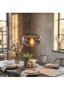 hofstein Mertola Lampa wisząca, Lampa wisząca Przydymiony, 1-punktowy