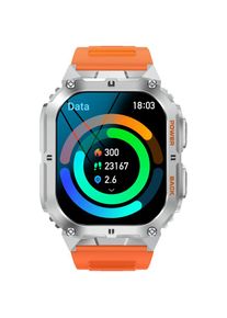 SMARTY 2.0, Herren, Smartwatch &raquo;Smarty 2.0&laquo;(/ 1,96 &prime;&prime;), orange + orange, Coole Herrensmartwatch