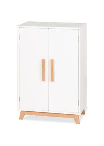 Pinolino , Puppenkleiderschrank &raquo;Marit&laquo; FSC - sch&uuml;tzt Wald, wei&szlig;/natur,