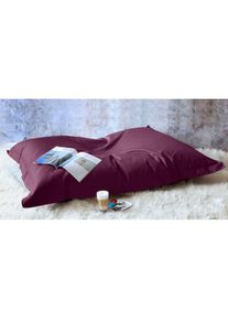 Kinzler, Sitzsack &raquo;XXL Outdoorf&auml;hig&laquo; 1 Stk. tlg. Uni Farben, Outdoor geeignet, ideal im Wohnzimmer & Kinderzimmer, brombeer, Polyester,