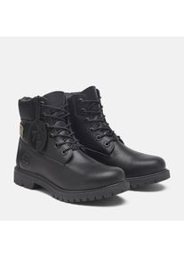 Timberland, Damen, Schn&uuml;rboots &raquo; Premium 6 INCH LACE UP&laquo; Winterstiefel, Schn&uuml;rstiefel, Winterschuhe, wasserdicht, blk full grain, 40, Stylische 