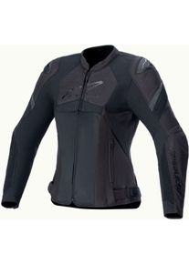 Alpinestars Stella T-GP Plus R V4 Airflow, textile jacket women , color: Black/Black , size: L