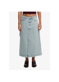Superdry, Damen, Jeansrock &raquo;DENIM CARGO MAXI SKIRT&laquo;, Light Vintage Blue, XS, Jeansrock von Superdry