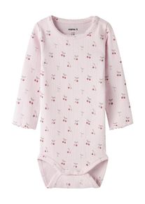 name it Śpiochy/body 'NBFFICHERRY' zielony / r&oacute;żowy pudrowy / czerwony Rozmiar 56