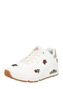 Skechers Trampki niskie 'UNO - CHAMPAGNE & ROSES' dla kobiet złoty / ciemnozielony / ciemnoczerwony / biały Rozmiar 35