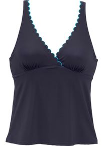 Lascana Damen B&uuml;gel-Tankini-Top in navy-t&uuml;rkis ,Gr&ouml;&szlig;e 44B, Witt, 84% Polyamid, 16% Elasthan