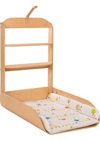 Wickelregal Roba "Waldhochzeit mit 2 B&ouml;den", Baby, beige (natur), Wickeltische Wickelregal