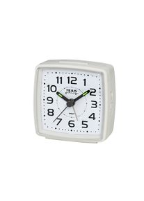 Quarzwecker FILIUS zeitdesign, wei&szlig;, Wecker, Quarzwecker, Reisewecker, Schlafzimmer, Beleuchtung, schleichende Sekunde, Snooze