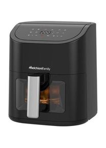 Melchioni Marianna Luftfritteuse 5,2 Liter, Fritteuse, Schwarz