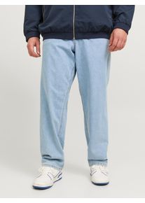 Jack & Jones PlusSize Relax-fit-Jeans "JJICHRIS JJORIGINAL SQ 7", Herren, Gr. 44, L&auml;nge 32, blau denim, Denim/Jeans, Obermaterial: 100% Baumwolle, JACK & JONES PLUSSIZE, unifarben, bequem lang, Jeans Relax-fit-Jeans, mit Five-Pocket-Design