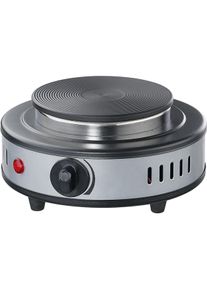 Cilio Minikochplatte elektisch, Heizpl.&oslash; 11 cm, Kochplatte, Schwarz, Silber