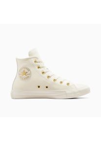 Sneaker Converse "CHUCK TAYLOR ALL STAR GOLD", Damen, Gr. 41, beige (egret, egret, gold), Leder, Schuhe Sneaker