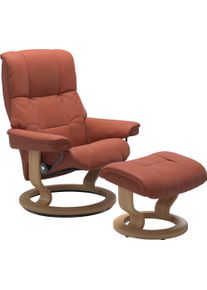 Relaxsessel stressless "Mayfair", rot (henna paloma), B:88cm H:102cm T:77cm, Leder BATICK: BATICK ist ein leicht korrigiertes, durchgef&auml;rbtes und genarbtes M&ouml;belleder, bei dem die meisten Unebenheiten und Spuren in der Regel entfernt wurden.;Leder PALOMA: PALOMA ist ein durchgef&auml;rbtes Semianilin-M&ouml;belleder mit nat&uuml;rlicher Narbung.;ROHLEDER Stoff Q2 FARON: Ein fester zuverl&auml;ssiger Boucl&eacute; mit einem 