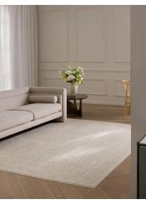 benuta Finest Tapis Vintage Aria Beige 20x20 cm &Eacute;chantillon - Tapis poil ras / effet us&eacute;