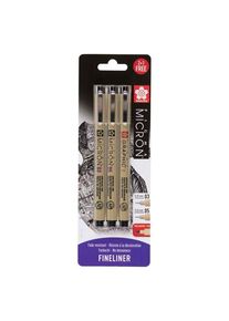 SAKURA Blister Card Pigma Micron 3 Pieces