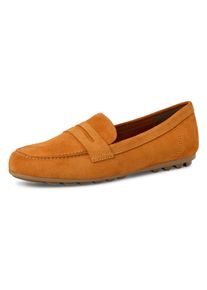 Mokassin Tamaris, Damen, Gr. 37, orange, Veloursleder, Schuhe Mokassin, Slipper, Business Schuh, Schlupfschuh mit Touch-IT Ausstattung