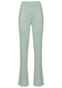 French Connection Dames Broek van tricot in mint gem&ecirc;leerd ,maat 36/38, Witt, 30% Polyacryl, 30% Polyester, 30% Polyester
