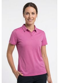 Sch&ouml;ffel Poloshirt SCH&Ouml;FFEL "CIRC Polo Shirt Tauron L", Damen, Gr. 50, fuchsia, Obermaterial: 100% Polyester, normal, Shirts Poloshirt, sportliche Passform, kurze &Auml;rmell&auml;nge, schnelltrocknend