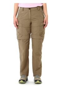 Zip-off-Hose Vaude "WOMEN'S NEYLAND CARGO ZO PANTS", Damen, Gr. 34, N-Gr, braun (oat), Obermaterial: 100% Polyamid. Futter: 100% Polyester, Hosen Zip-off-Hose, schnell trocknendes Material