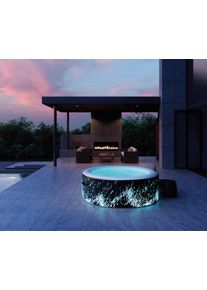 Whirlpool Intex "Glow Deluxe", bunt, B:145cm H:71cm L:145cm, Whirlpools, Whirlpool, 145 cm Durchmesser