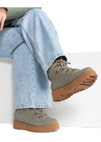 Stiefel Roxy "Bradie", Damen, Gr. 8,5(39), gr&uuml;n (olive), Obermaterial:Obermaterial: 98% Leder / 2% Metall, Futter: 100% Microfaser, Laufsohle: 100% Gummi;, Schuhe Stiefel