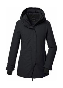 Parka Killtec "KOW 93 WMN PKR", Damen, Gr. 38, schwarz, Obermaterial: 100% Polyester.Futter: 100% Polyamid.F&uuml;llung: 100% Polyester, Jacken Parka, Wasser- und winddichter Damenparka, atmungsaktiv, recyceltes Material