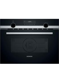 Siemens, Backofen mit Mikrowelle iQ500 &raquo;CM585AGS1&laquo; mit Teleskopauszug nachr&uuml;stbar mit Hydrolyse, Edelstahl,