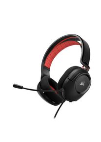 Corsair, Gaming-Headset &raquo;HS35 v2 Multiplatform&laquo;, rot, Lautst&auml;rkeregelung und Stummschaltung &uuml;ber Tasten am Headset: Dank der Stummschalttaste und des 