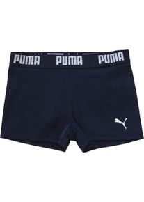 Puma Pojkar Sportbadkl&auml;der marinbl&aring; / gr&aring; / vit Storlek 116