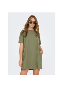 Only, Damen, Minikleid &raquo;ONLMARA S/S POCKET DRESS JRS NOOS&laquo; Baumwolle, oversize, Rundhals, Mermaid, XL - N-Gr, Kurzes Shirtkleid von Only