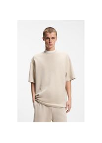 HUGO Blue, Herren, T-Shirt &raquo;Nuwaffle&laquo; Rundhalsausschnitt, Regular Fit, dezentes Waffelmuster, Open White121, M, T-Shirt von HUGO BLUE Menswear