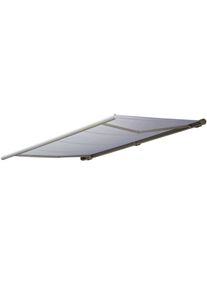 Elektrische Kassettenmarkise T122, Markise Vollkassette 4x3m ~ Acryl Creme