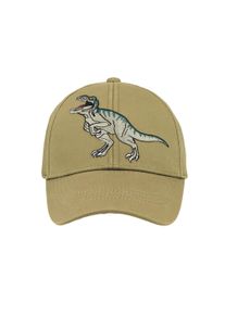 Baseball Cap MaxiMo, Jungen, Gr. 49/51, beige (tee), Canvas, Baumwolle, Caps Baseball Cap, Dino, Klettverschluss, Basecap, Boys