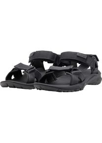 Sandale Jack Wolfskin "LAKEWOOD RIDE SANDAL M", Herren, Gr. 48, grau (phantom), Synthetik, Textil, Schuhe Sandale