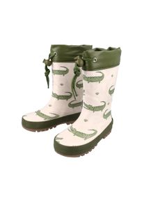 Gummistiefel MaxiMo, Jungen, Gr. 32, schwarz tee, beige, Obermaterial: 100% Gummi, Schuhe Gummistiefel, leicht gef&uuml;ttert, reflektierend