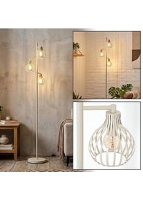 hofstein Orlin Stehleuchte Cremefarben, 3-flammig