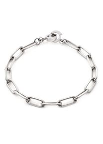 Charm-Armband Leonardo "Estrella Clip&Mix", silber (edelstahlfarben), Armb&auml;nder, Damen, 19cm, Edelstahl, Charm-Armband