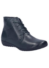 Schn&uuml;rstiefelette Josef Seibel "Naly 09", Damen, Gr. 37, gr&uuml;n (tanne), Leder, Schuhe Schn&uuml;rstiefelette, Stiefelette, Komfortschuh in weiter Form