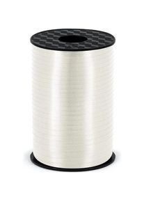 partydeco, Geschenkverpackung, Geschenkband Weiss 5mm (225m) (1x)