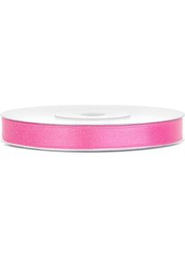 partydeco, Geschenkverpackung, Satin Ribbon, pink, 6mm/25m (1 pkt / 1 pc.) (1x)