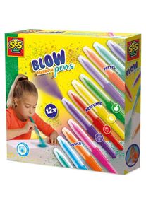 SES, Malstifte, Blow airbrush pens - Power Pastell und Parf&uuml;m 12 St. (12x)