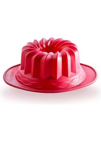 Coox Gugelhupf m.Haltegriffen rot 24x10cm, Backform, Rot