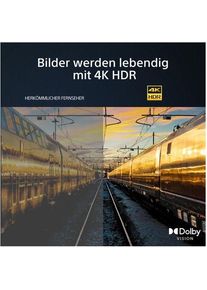 Sony KD-55X75WL (55", X75WL, LED, 4K, 2023), TV, Schwarz